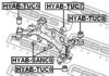 FEBEST HYAB-TUC8 Mounting, axle beam